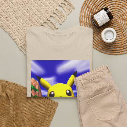 Pikachu Giving The Finger On An N64 Island