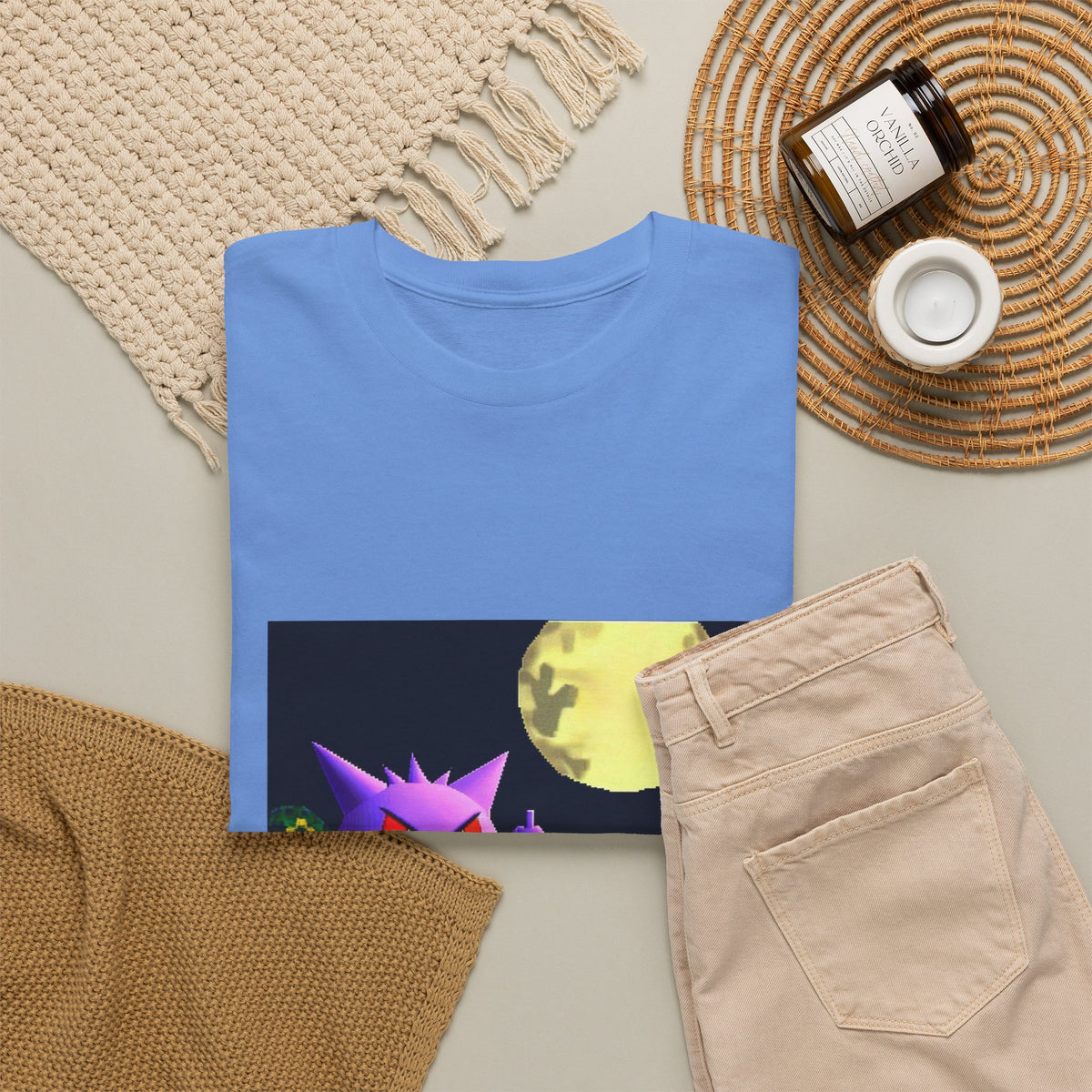 Gengar Flipping Off Villager At Night