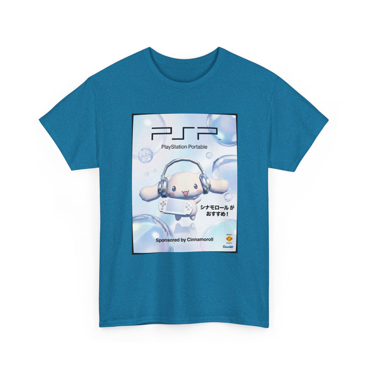 Cinnamoroll Gaming With A PlayStation Portable