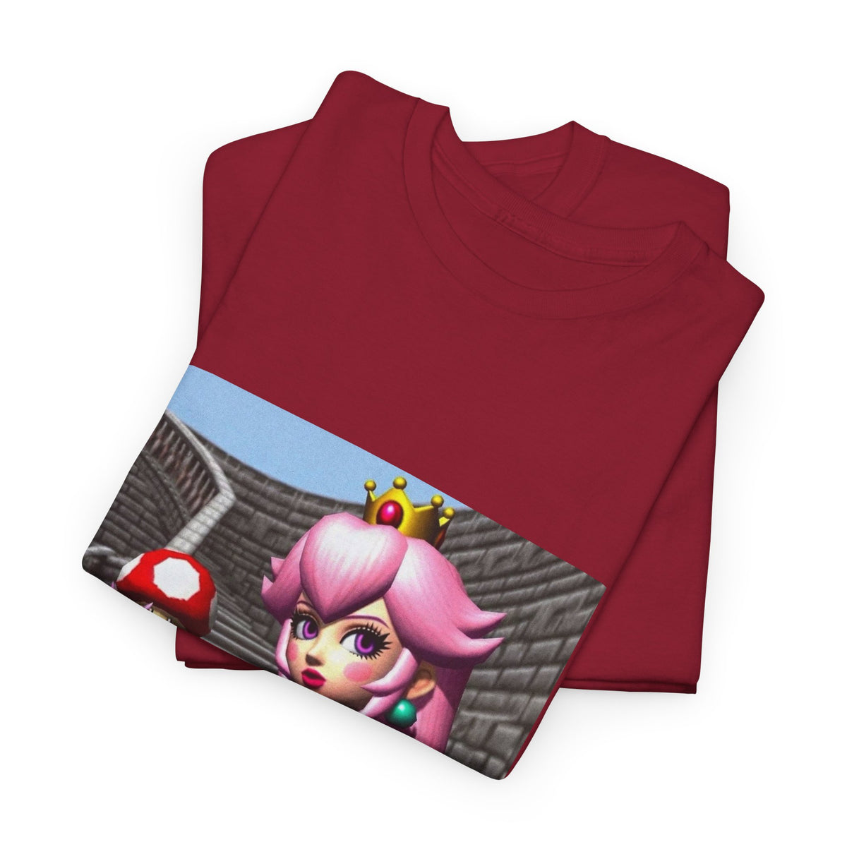 Gothic Princess Peach With Mushroom Tee