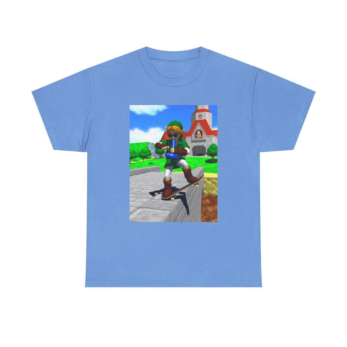 Stoner Link On Skateboard With Ocarina Bong