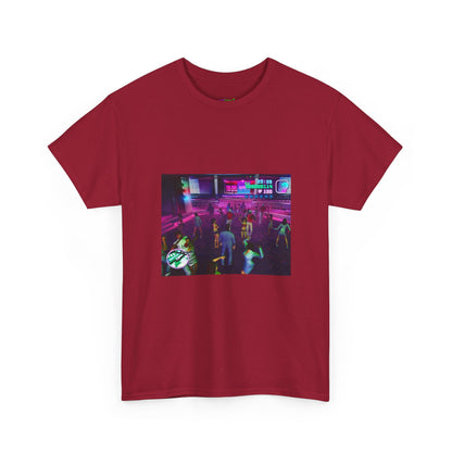 Neon Ember Flow Graphic Tee