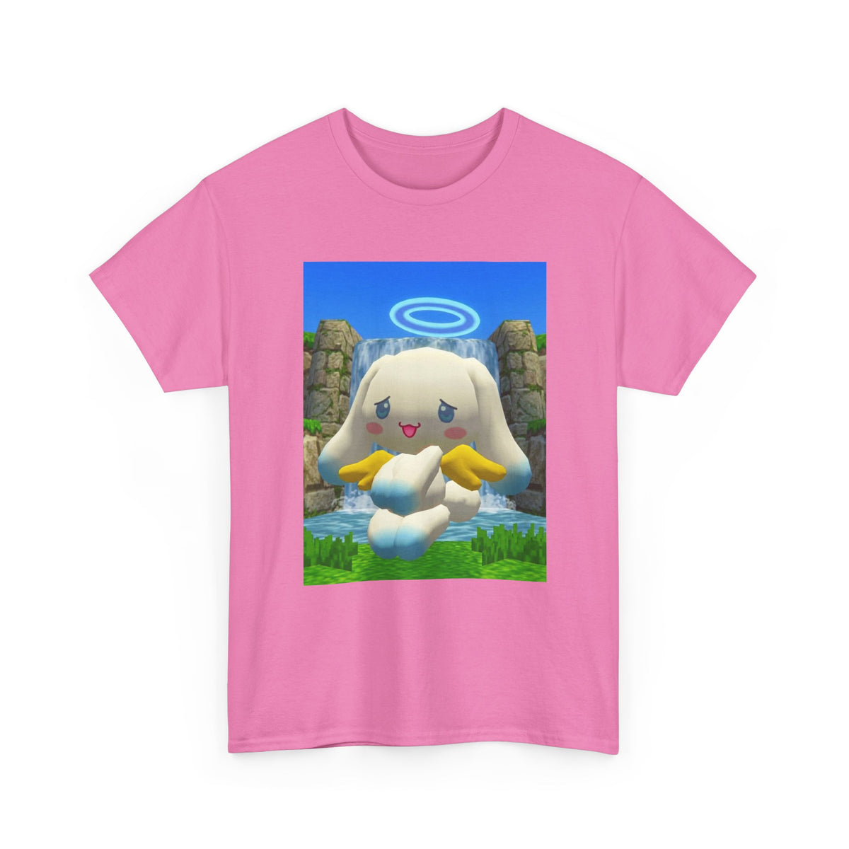 Angel Cinnamoroll Floating By Waterfall Tee
