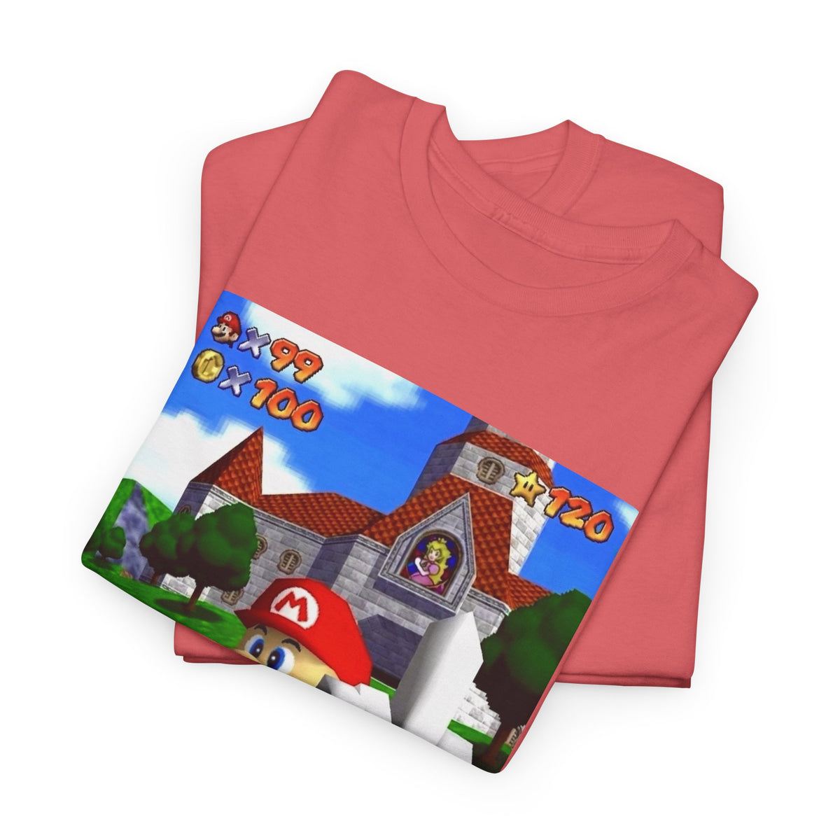 Mario Giving The Finger At Peach's Castle