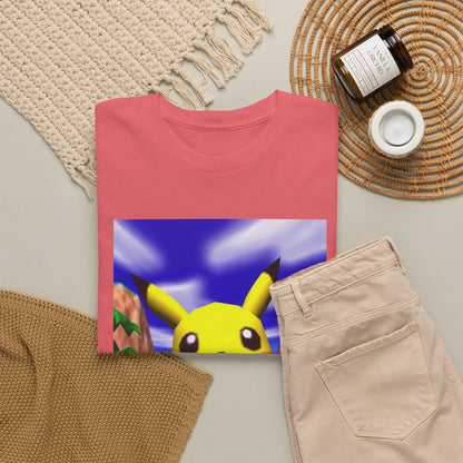 Pikachu Giving The Finger On An N64 Island
