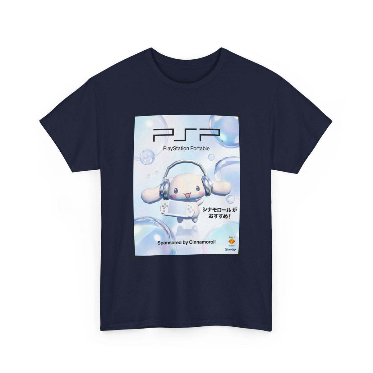 Cinnamoroll Gaming With A PlayStation Portable