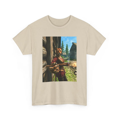 Khajiit Smoking Fat Blunt Tee