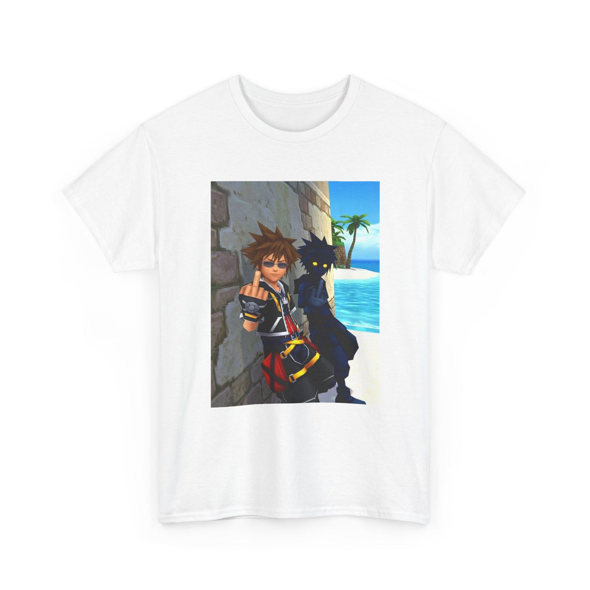 Sora And Shadow Flipping You Off