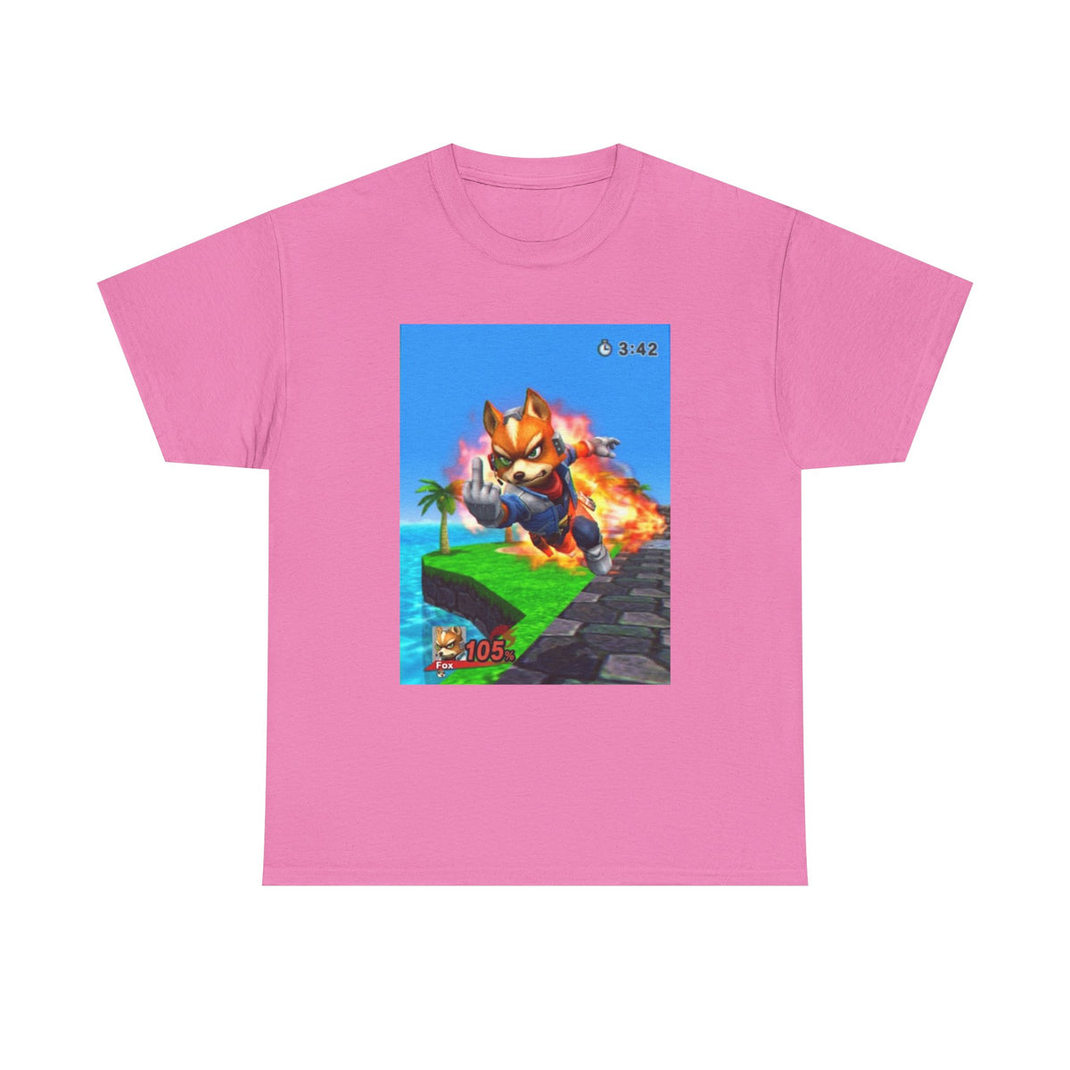Fox McCloud Flipping The Bird Tee