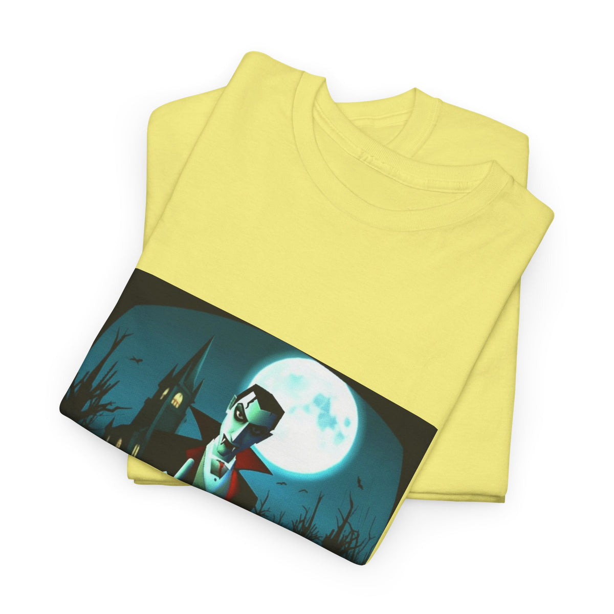 Vampire Giving The Finger In Cemetery Tee