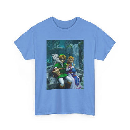 Link And Zelda Chilling In Hyrule