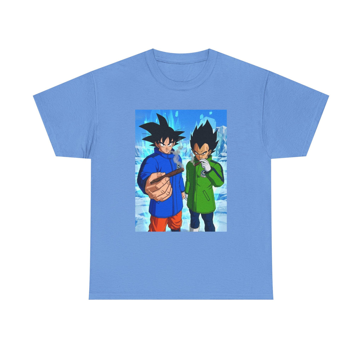 Goku and Vegeta Chillin' On Ice
