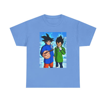 Goku and Vegeta Chillin' On Ice