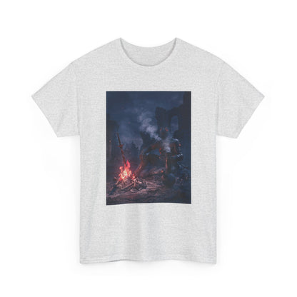 Ashen One Rests By Bonfire With Bong