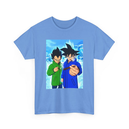 Goku and Vegeta Chilling, Smoking Blunts Tee