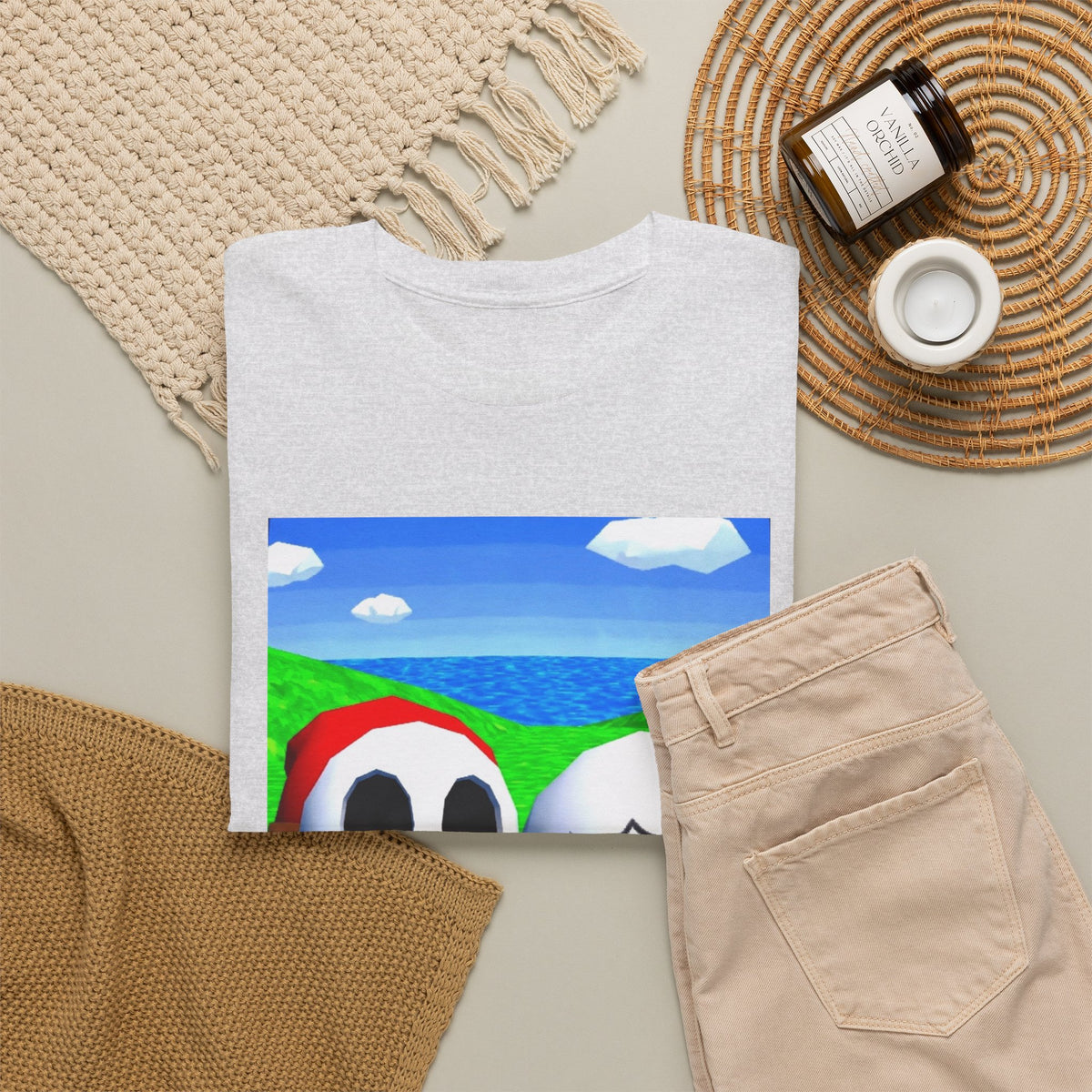 Shy Guy And Boo Flipping Off Tee (Design 5)