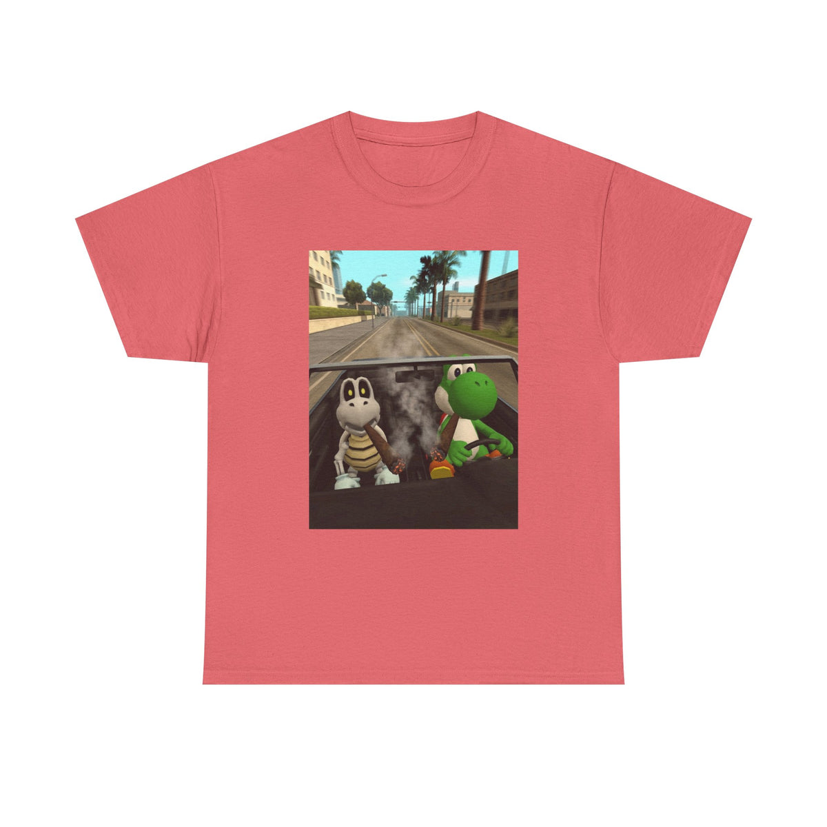 Yoshi And Dry Bones Cruising And Smoking (Design 5)