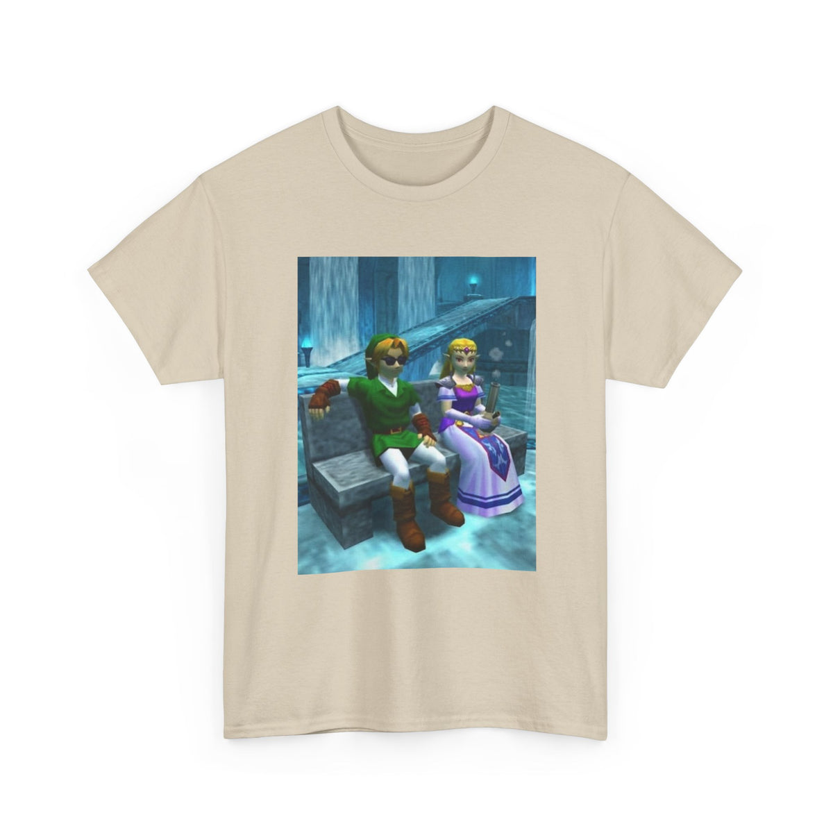 Link And Zelda Chilling In Zora's Domain