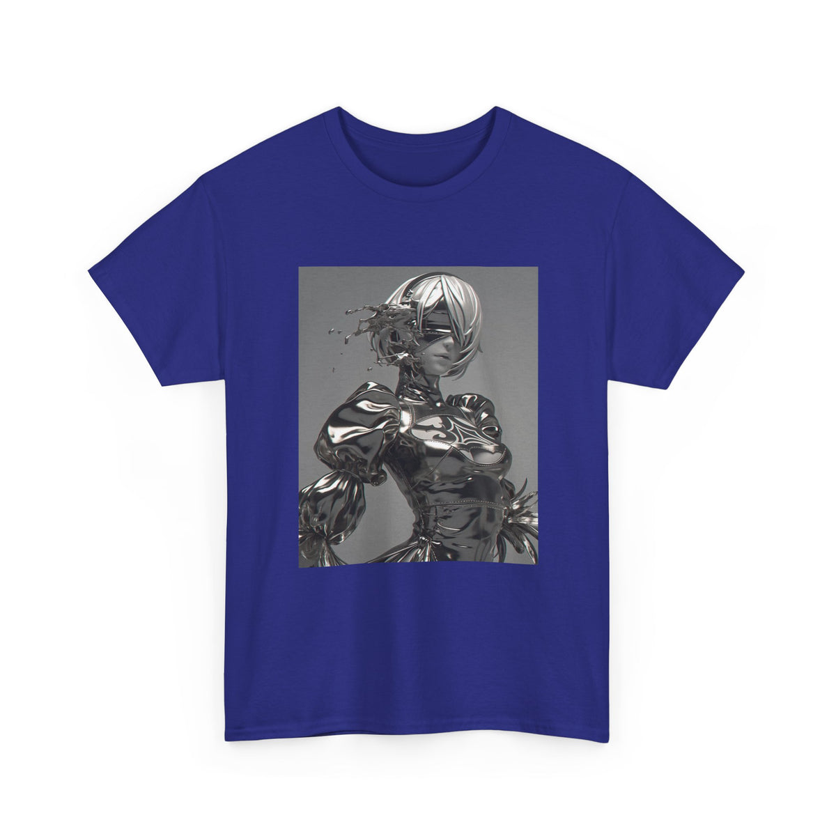 Liquid Chrome Abstract Tee