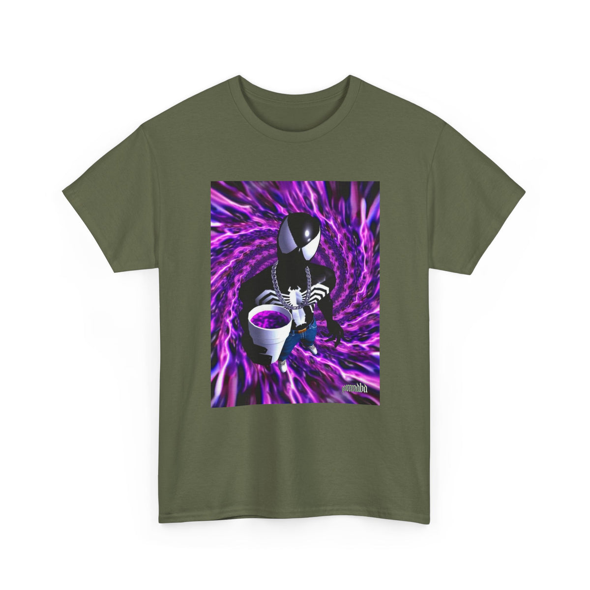 Symbiote Spidey Offering Lean Tee