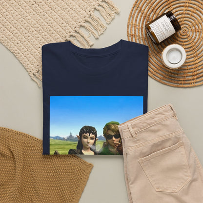 Link And Midna Smoking Blunts Tee