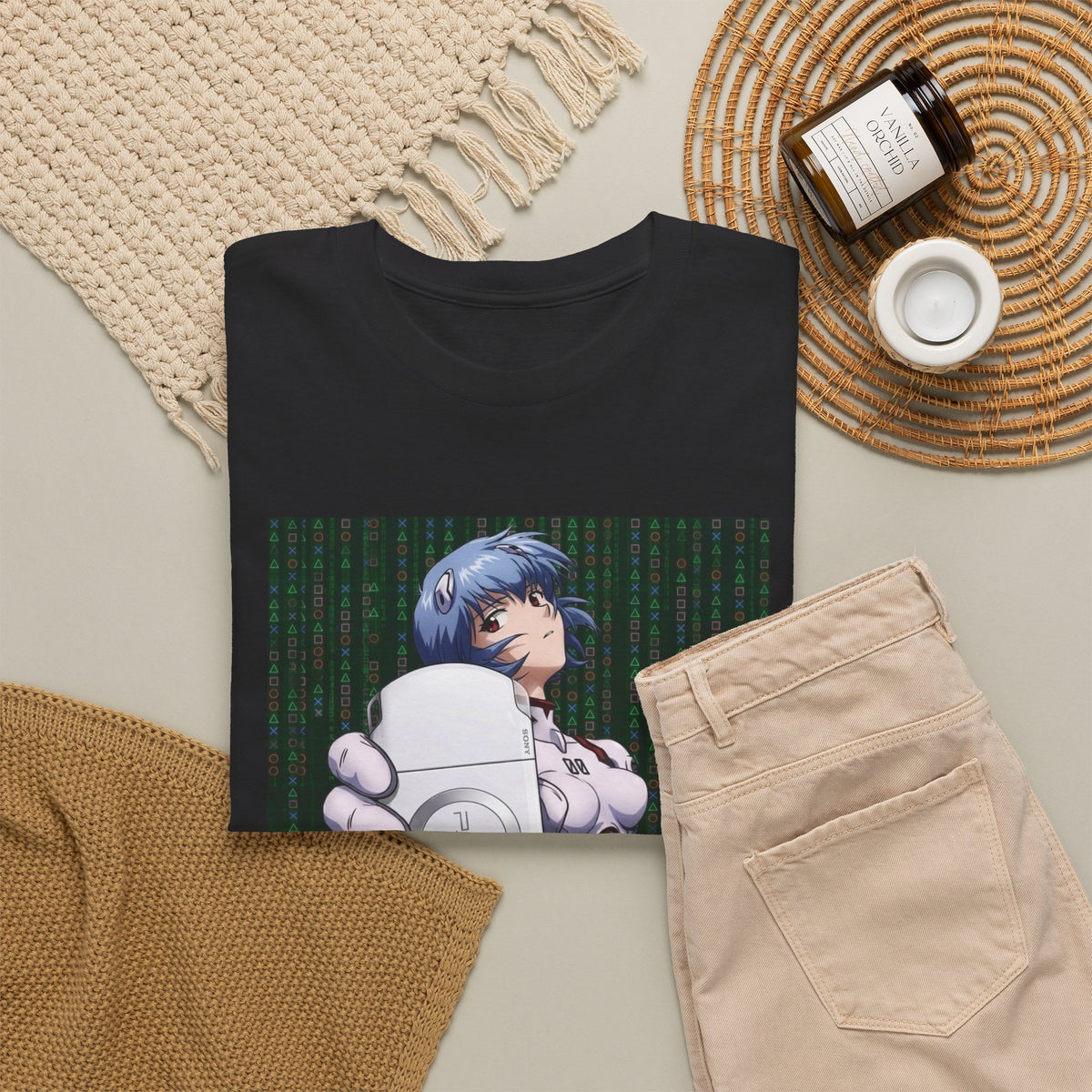 Rei Ayanami Gaming In The Matrix