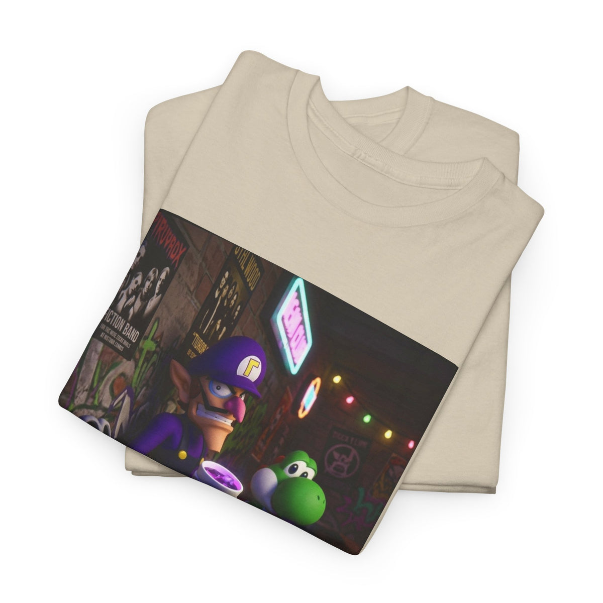 Waluigi, Yoshi, And Dry Bones Leanin' Chill Tee
