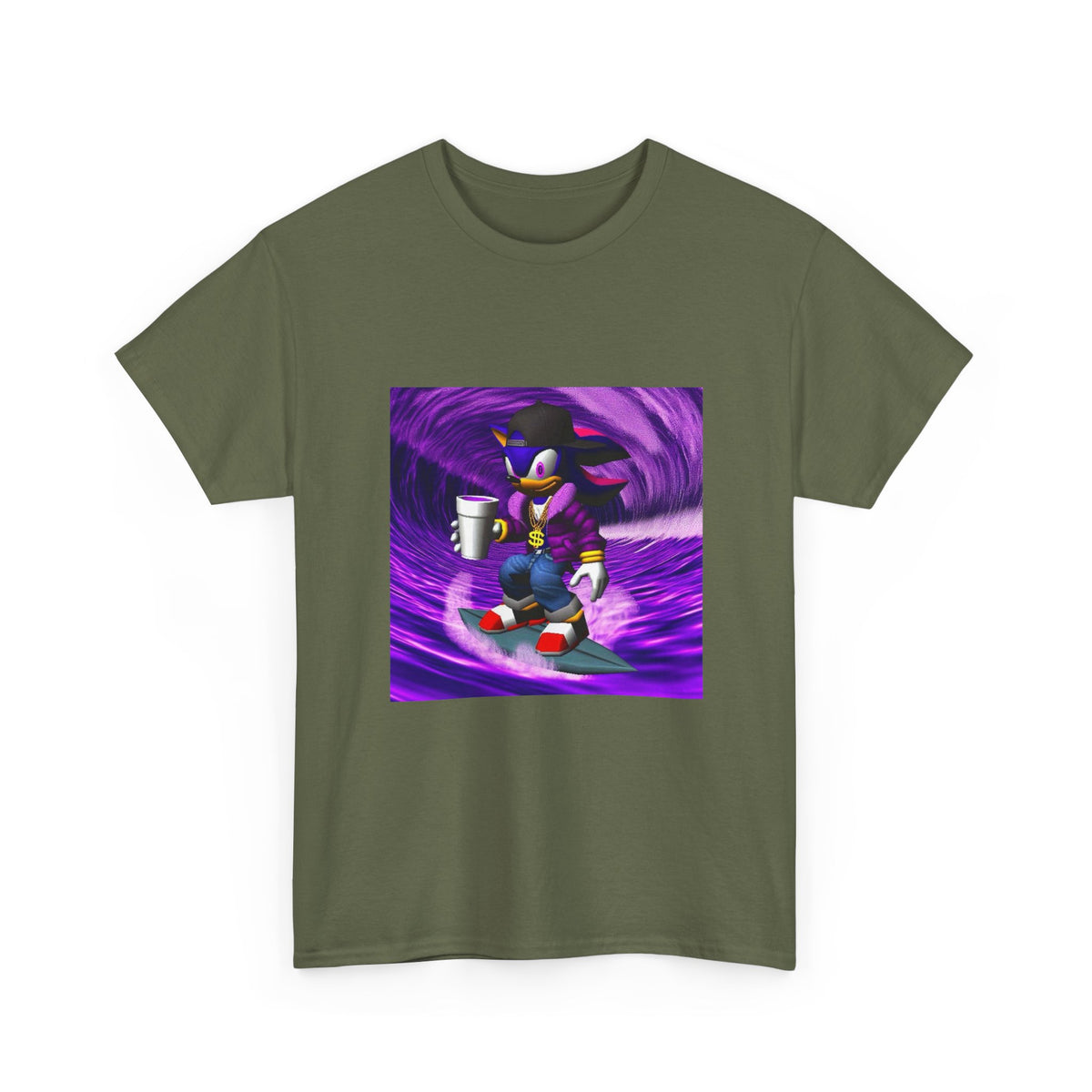 Shadow Surfing Purple Wave With Lean