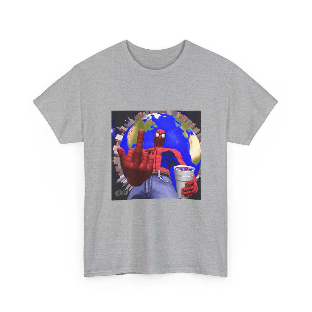 Spider-Man Flipping Off The World Tee