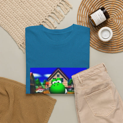 Yoshi Giving The Finger In Neighborhood Tee