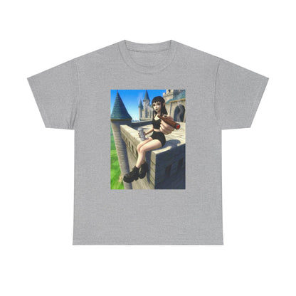 Elf Babe Chilling With Cigar And Drink Tee