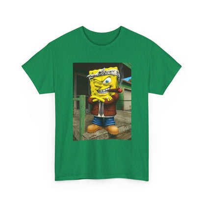 Gangster Sponge Winking and Smoking