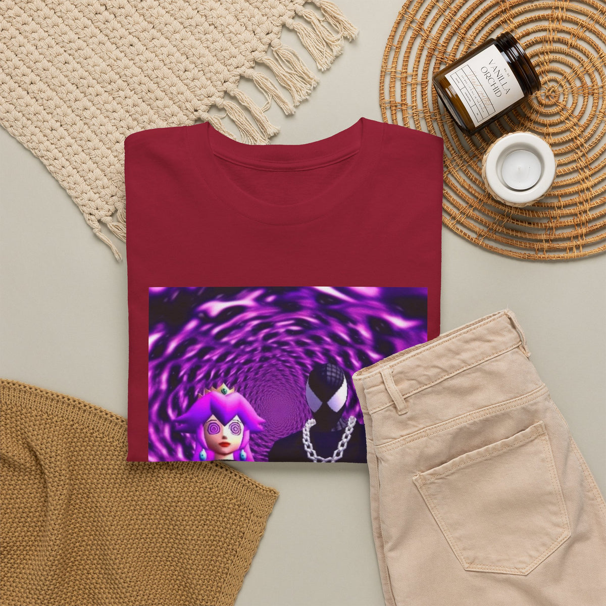 Hypnotized Peach & Sipping Spidey Tee