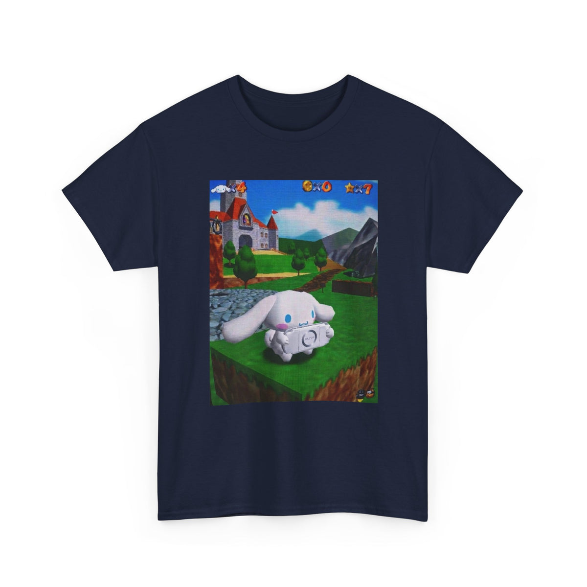 Cinnamoroll Gaming PSP In Castle Courtyard Tee