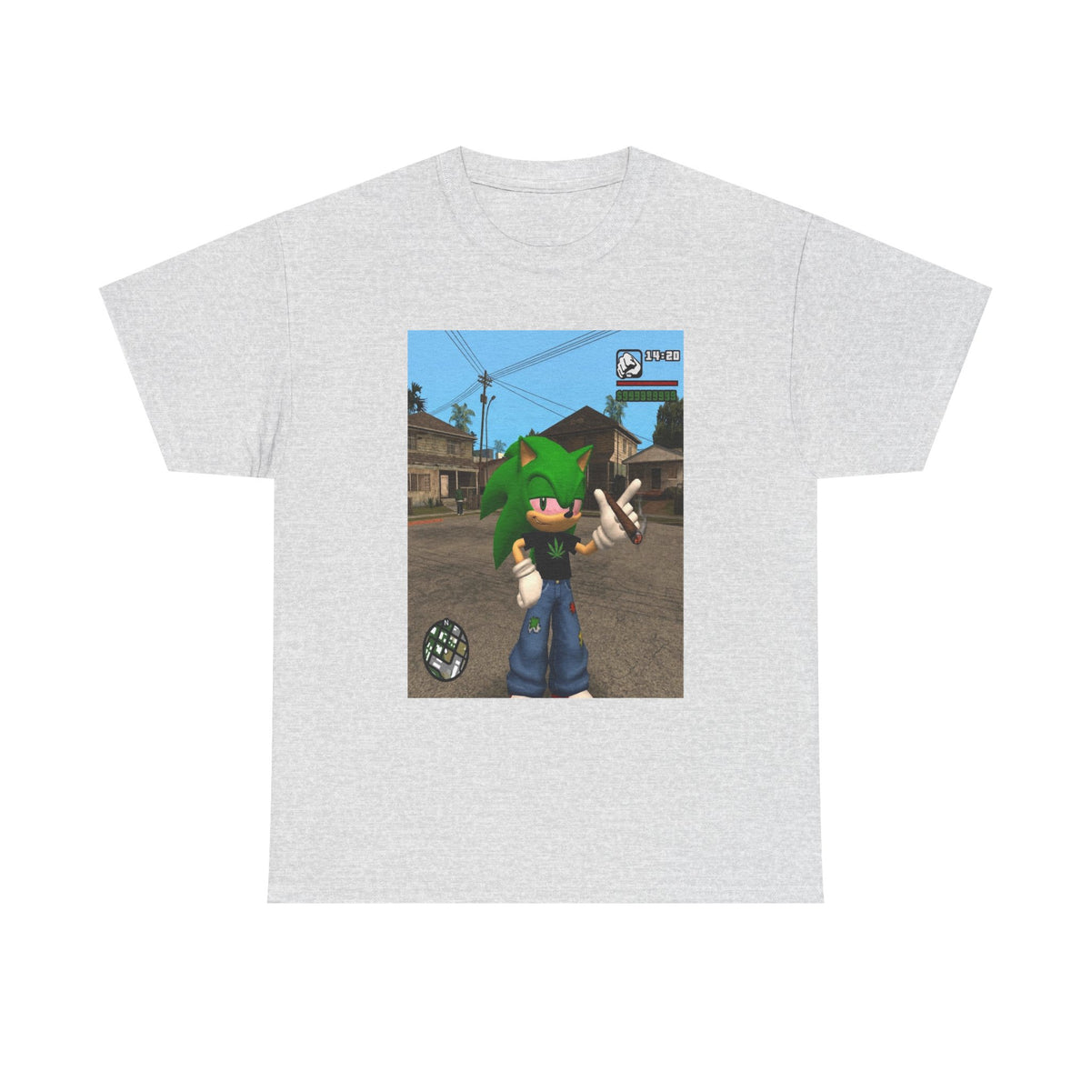 Green Hedgehog Smoking Blunt In San Andreas