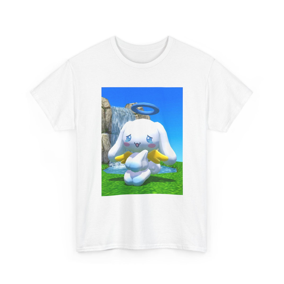 Cinnamoroll Angel Crying By Waterfall
