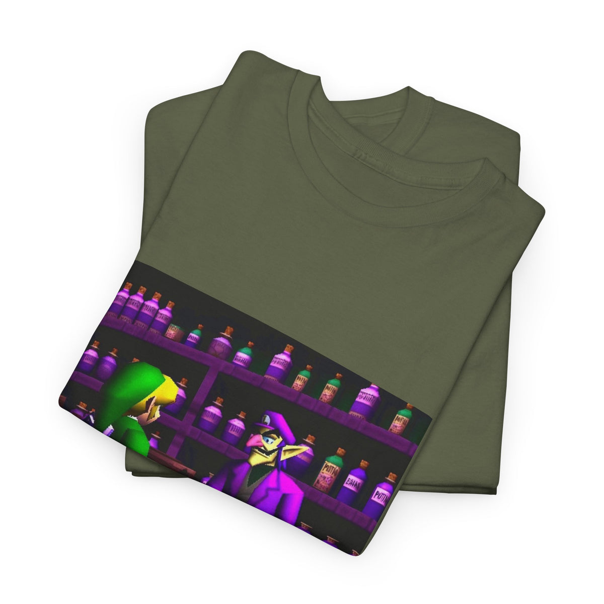 Link Gets Lean From Waluigi Tee