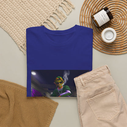 Stoner Link Skateboarding In Graffiti Alley Tee