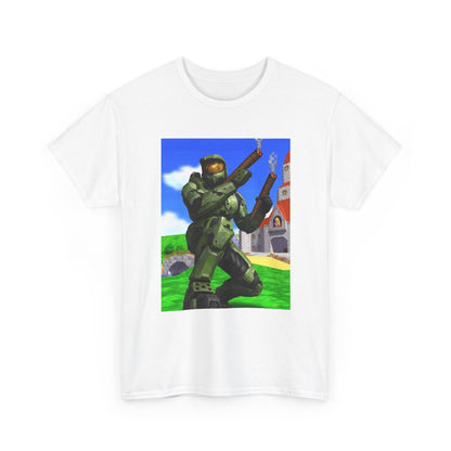 Master Chief Blazing In Mushroom Kingdom