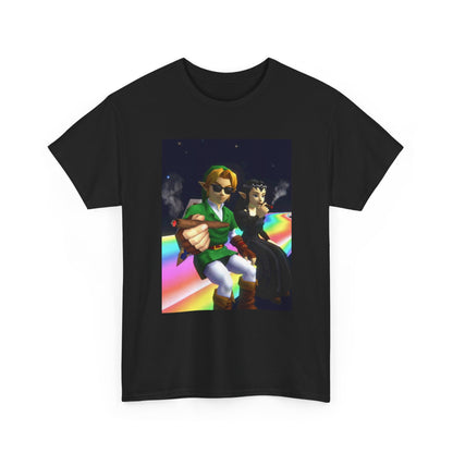 Link And Dark Zelda Smoking Blunts