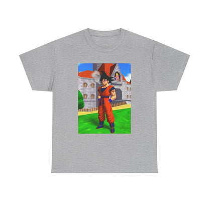 Goku Blazing Outside Peach's Castle Tee