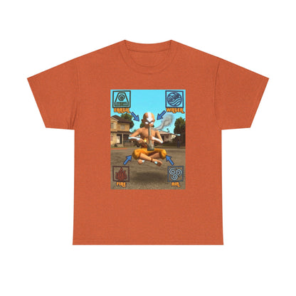 Bender Aang Meditating with Bong Tee