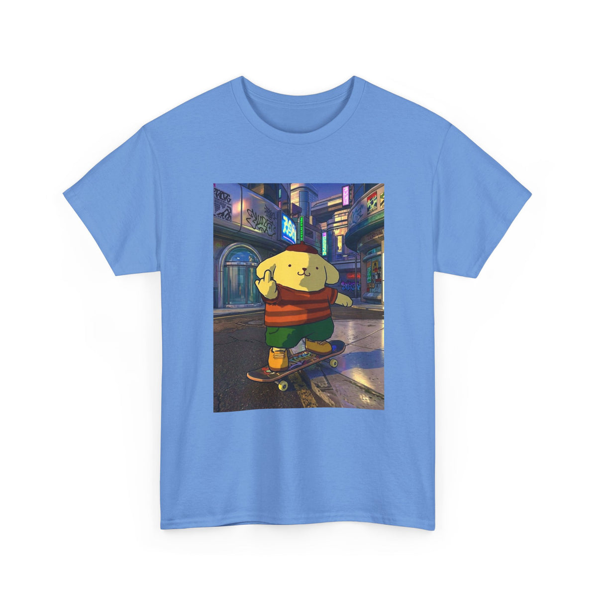 Pompompurin Flips Off The City