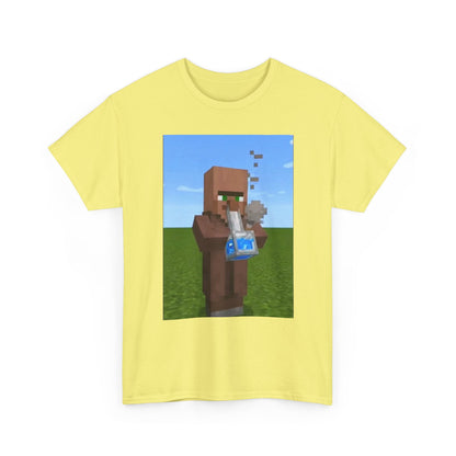 Villager Enjoying A Blocky Bong Hit