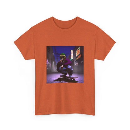 Skater Link Smoking In Neon Alley Tee (Design 8)