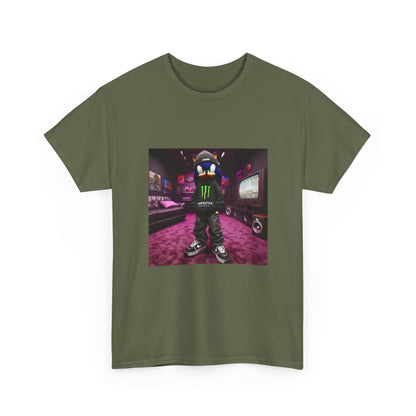 Streetwear Sonic Posing In A Drip Room
