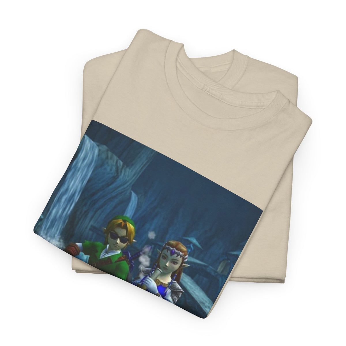 Link And Zelda Chilling With A Bong Tee