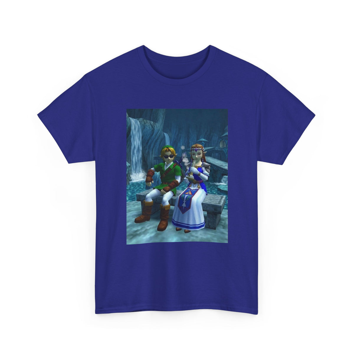 Link And Zelda Chilling With A Bong Tee