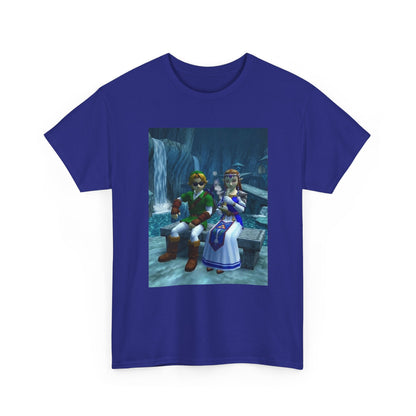 Link And Zelda Chilling With A Bong Tee