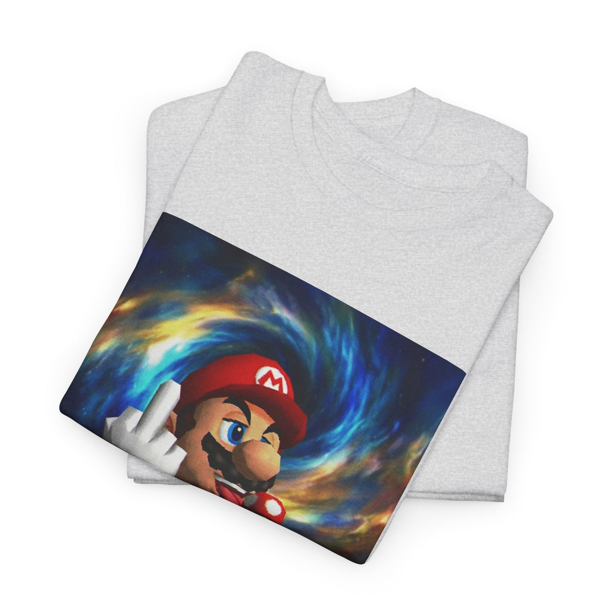 Mario Showing Middle Finger With Mushroom